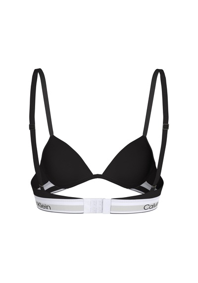 Calvin Klein Hafif Dolgulu Derin Dekolteli Siyah Sütyen-16435