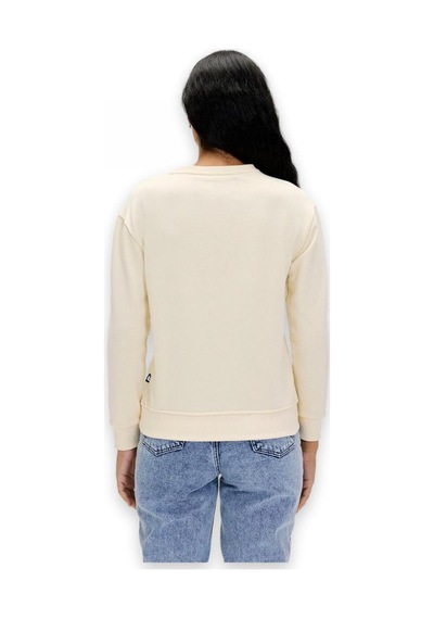 Bad Bear 24.04.12.002 Re-carina Crewneck Sweat Kırık Beyaz Unisex Sweatshirt Kırık Beyaz