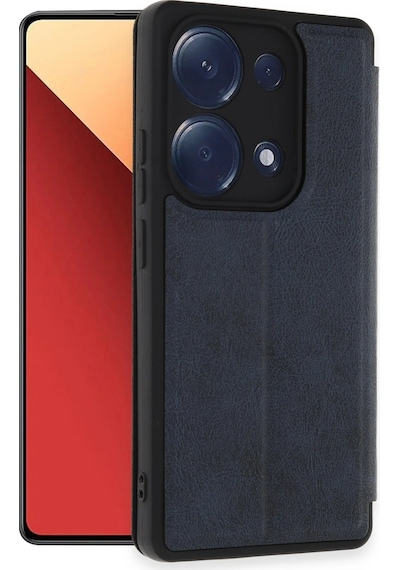 Cosmotex Newface Xiaomi Redmi Note 13 Pro 4g Kılıf Flip Cover - Lacivert