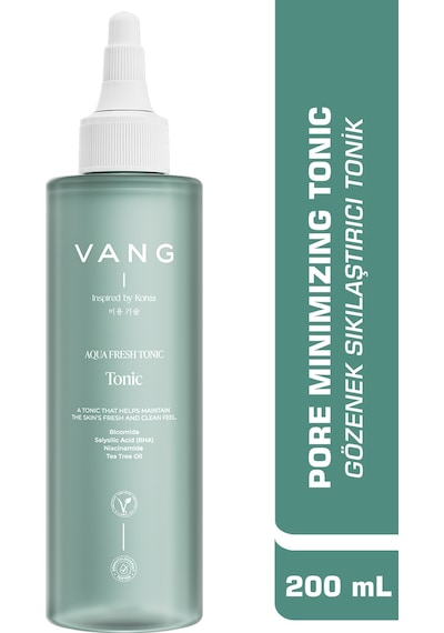 Vang Yağlı Sivilce Leke Siyah Nokta Karşıtı Karma Cilt Ciltler İçin Tonik Salisilik Asit 200 Ml