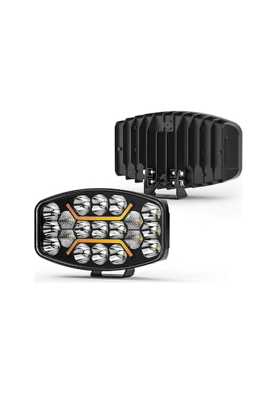 240w 12-24 Volt Kare Spot Far Oto Çalışma Lambası Atv Traktör Offroad