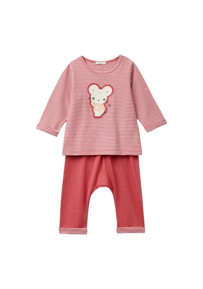 United Colors Of Benetton Bebek Eşofman Takımı Pembe