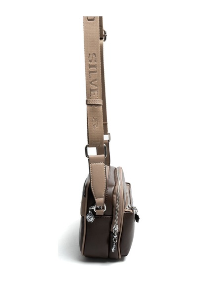 Silver Polo Sp1162 Kadın Çapraz Çanta Düz Kahve-latte