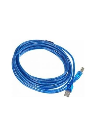5 Metre USB Yazıcı Kablosu mavi renk