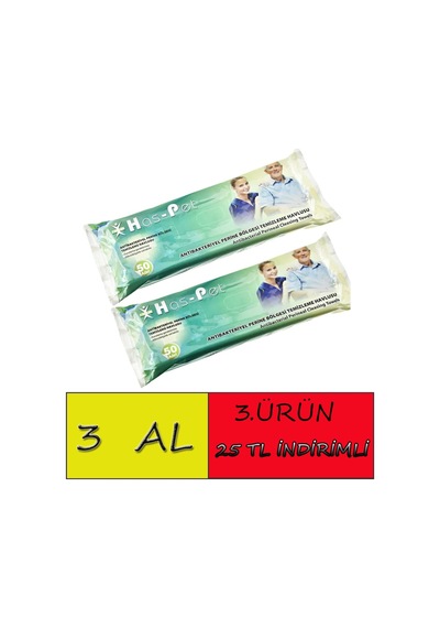 Has-Pet Perine Bölge Temizleme Havlusu 30X32Cm-2 A