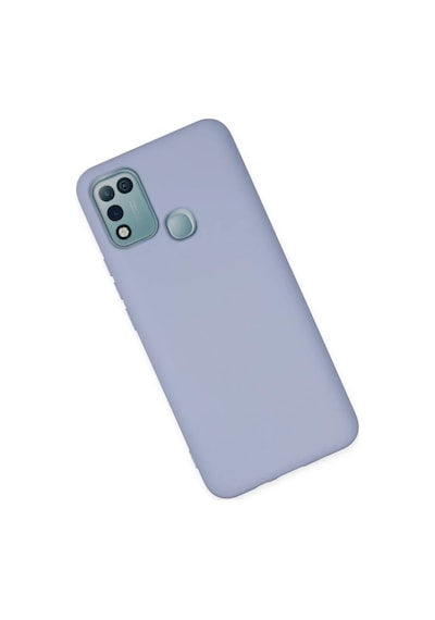 İnfinix Hot 10 Play Uyumlu Kılıf Nano İçi Kadife Silikon - Lila