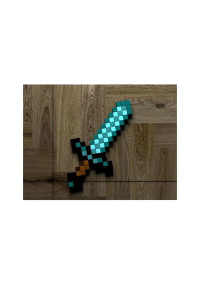Minecraft Elmas Kılıç Maket
