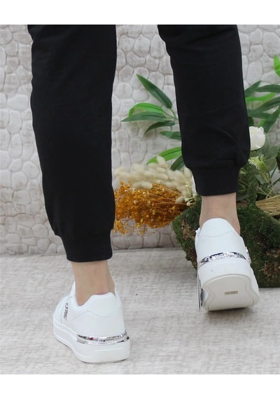 U.s. Polo Assn. Alka 5fx Kadın Beyaz Sneaker Ayakkabı Beyaz
