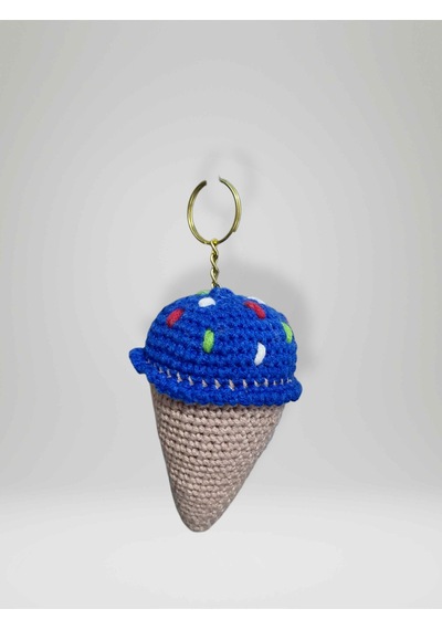 Amigurumi Külah Anahtarlık 10-11 Cm Sevimli El Örgüsü Hediyelik Anahtar Ve Çanta Aksesuarı Kod:106