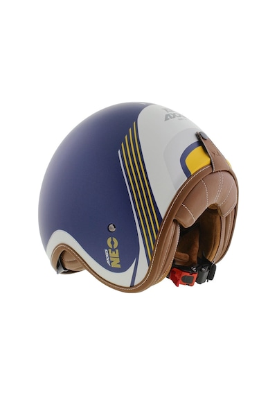 Motosiklet Kaskı Retro Güneş Vizörlü Hornet S Sv Neo C7 Matt Blue Motorcu Kask Çok Renkli