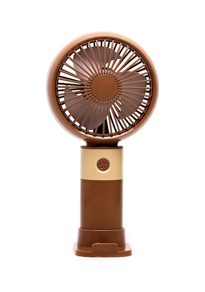 Taşınabililir Mini Usb Şarjlı 3 Kademeli El Masaüstü Vantilatör Fan Soğutucu Ym88214 Kahverengi