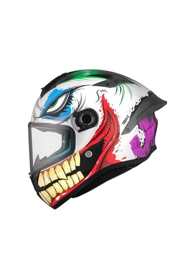 Mt Targo S Joke A5 Gloss Kapalı Motosiklet Kaskı Grafik