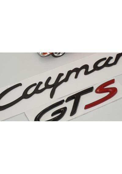 Porsche Cayman Gts Bagaj 3M 3D Abs Yazı Logo Amblem Seti (549183078)