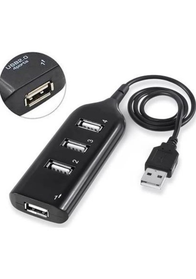 4 Port Usb Çoğaltıcı Çoklayıcı Hub Usb 2.0 Çoklama Pc Laptop