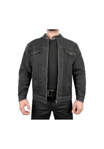 The Biker Jeans Grey Ice Korumalı File Motosiklet Kot Montu Erkek