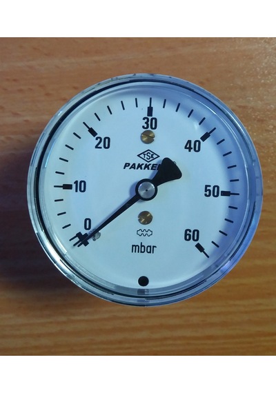 Pakkens - Q63 Çap 60 Mbar Doğalgaz Manometresi