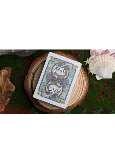 Room One Samurai Otter Mizu Edition Standard Blue Premium Oyun Kağıdı İskambil Kartları Destesi