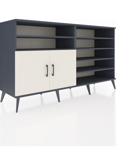Hyperion Konsol 7 Raflı 2 Kapaklı 176x44x99 Antrasit-aytaşı Antrasıt/aytası - Antrasıt Hyperion Konsol 7 Raflı 2 Kapaklı 176x44x99 Antrasit-aytaşı Antrasıt/aytası - Antrasıt