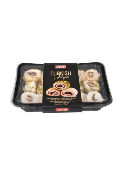 Uzungil Kakaolu Fındık Kremalı Dalgıç Şekerli Sultan Sarma Lokum 350 G - 6 Adet Tarı