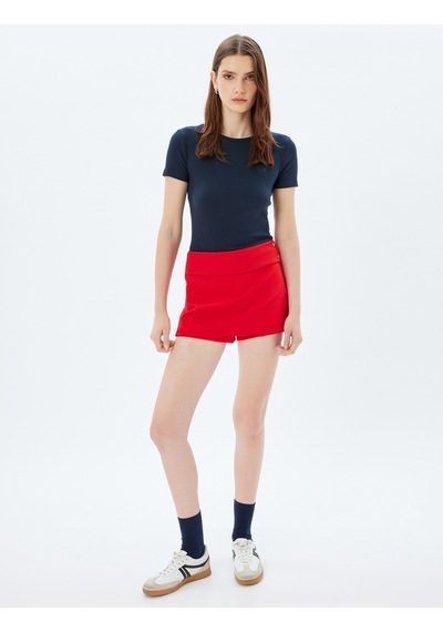 Koton Basic Fitilli Tişört Kısa Kollu Bisiklet Yaka Pamuklu Slim Fit Lacivert 5wak50089ek Lacivert Koton Basic Fitilli Tişört Kısa Kollu Bisiklet Yaka Pamuklu Slim Fit Lacivert 5wak50089ek Lacivert