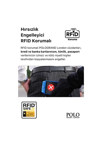 Orijinal Otomatik Mekanizmalı Kutulu Rfid Korumalı Hırsızlık Engelleyici Para & Kartlıklı Cüzdan siyah