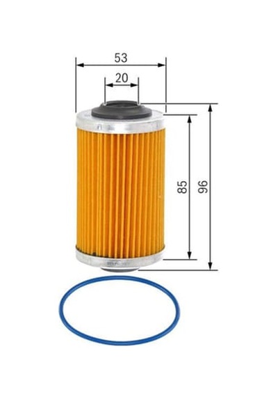 BOSCH F026407109 Yağ Filtresi 159 / Insignia 2.8 V6 Turbo 3.2Jts