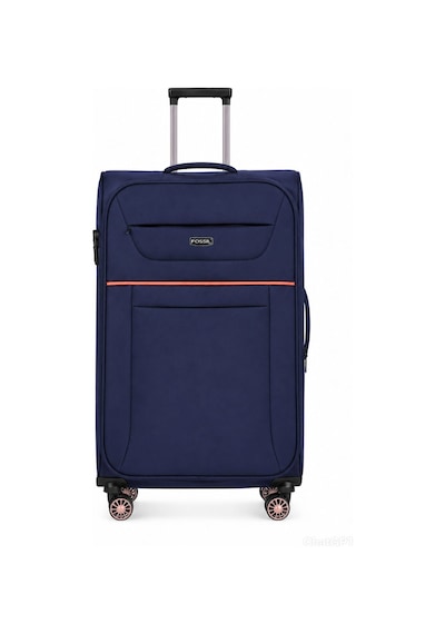 Fossil Unisex Kumaş Büyük Boy Ultra Hafif Şifreli Körüklü Kendi Etrafında Dönebilen Valiz 012-01 Lacivert