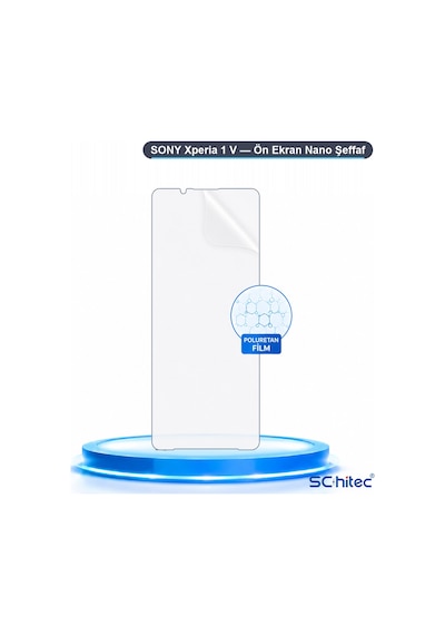 Xperia 1 V Uyumlu Ön Yüzey Nano Şeffaf Hidrojel Ekran Koruyucu 61346992