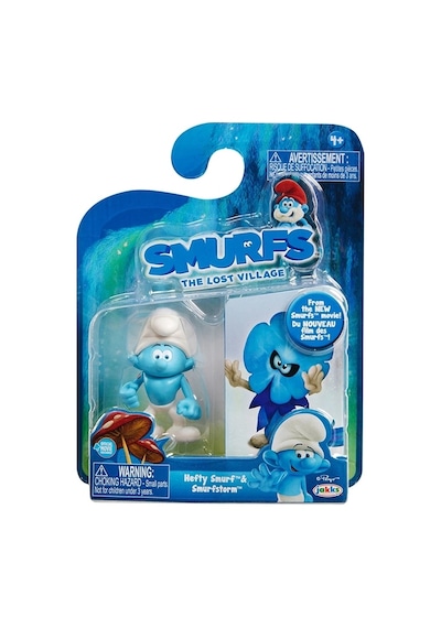 Şirinler Kayıp Köy Güçlü Şirin & Smurfstorm Figür Set Marvel