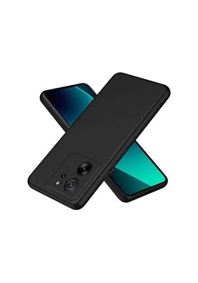 Xiaomi Mi 13t Pro Kılıf Nano İçi Kadife Silikon - Siyah Evimdeyokyok