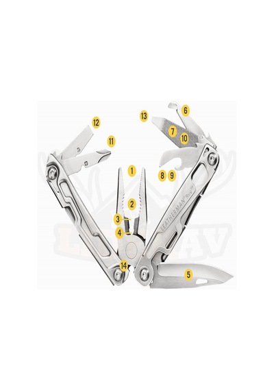 Leatherman Kamp Rev Multi Tools Gri