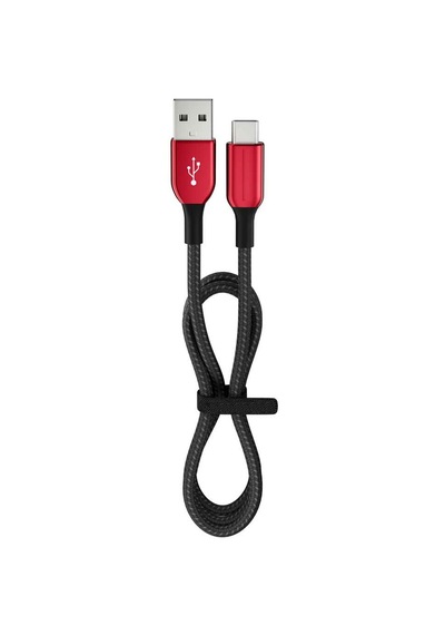 15 Watt 3a Usb-a To Type-c 1.2m Hızlı Şarj Kablosu Kırmızı F Tdrtr