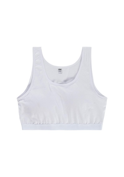 Civil Girls Basic Pedli Geniş Askı 10-12 Yaş Kız Çocuk Büstiyer - Beyaz