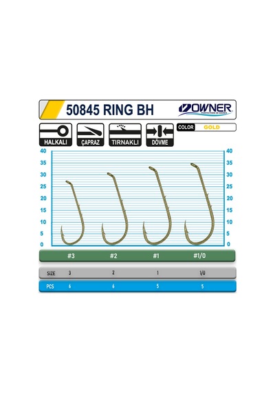 Owner 50845 Ring Bh Oxidized Gold Olta İğnesi 1