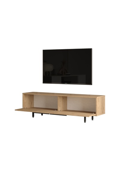 Yurudesign Ocean Tv Ünitesi Sehpası Metal Ayaklı 160cm Sepet On1-s