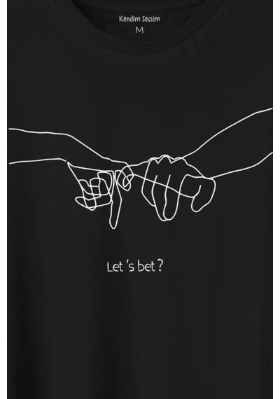 İddia Sevgili Minimal Baskılı Tişört Unisex T-shirt 001