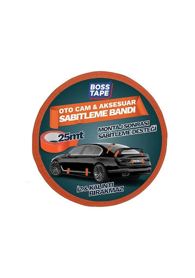 Boss Tape Aksesuar Sabitleme Bandı Turuncu 45 Mm X 25 Mt