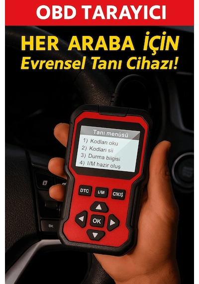 Dailytech 2025 Yeni Nesil Obd2 Arıza Tespit Cihazı Canlı Veri Hata Kodu Okuma & Silme Tüm Obd2 Araçl