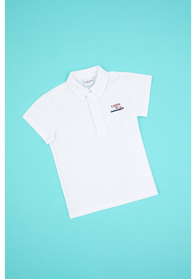 U.S. Polo Assn. Erkek Çocuk Tişört 50325175-vr033 Beyaz