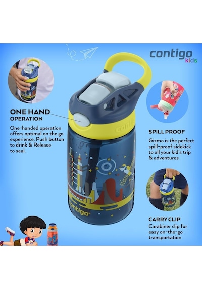 Gizmo Flip Kedicikler Tritan Çocuk Suluğu 420 Ml Pembe Diğer