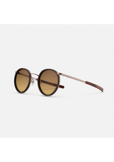 Randolph Pı034 P3 Chocolate Gold Unisex Güneş Gözlüğü Kahverengi