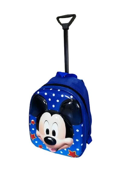 Bullt Anaokulu Çantası Çekçekli 3-7 Yaş Mavi Mickey Gn011
