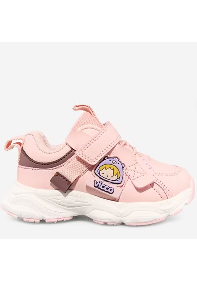 Vicco Flika Ortopedik Çocuk Spor Ayakkabı Pudra