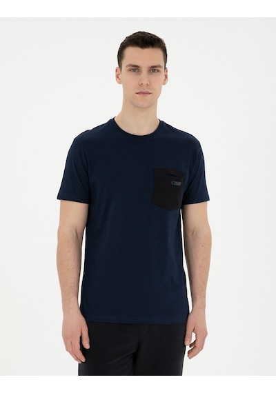Pierre Cardin Erkek Lacivert Tişört 50285220-vr033 Lacivert