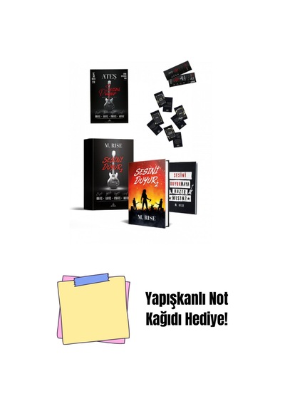 Özel Seri- Sesini Duyur -2 Tek Kitap , Ciltli + Yapışkanlı Not Kağıdı