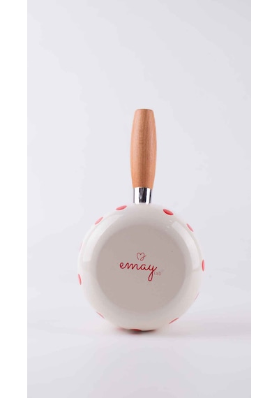 Merry Yılbaşı Özel Emaye Tava 16cm 1,3 Litre