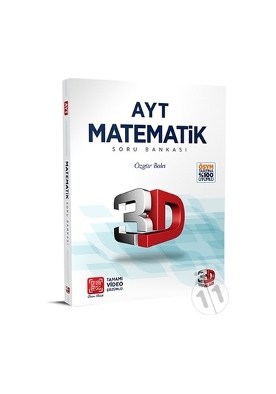 Çözüm Yayınları Ayt Matematik 3D Soru Bankası