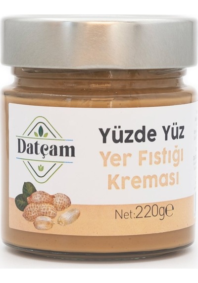 %100 Yer Fıstığı Kreması 220gr