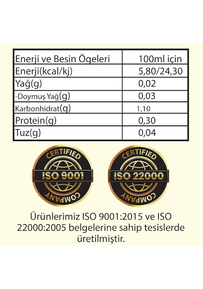 Hanzade Bitkisel Portakal Sirkesi 500 ML