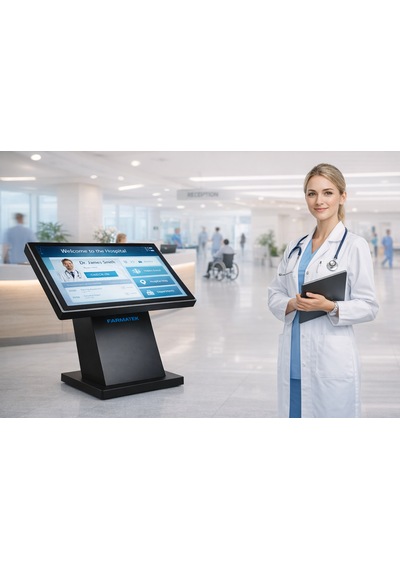 Touchscreen Desk Kiosk - 65"